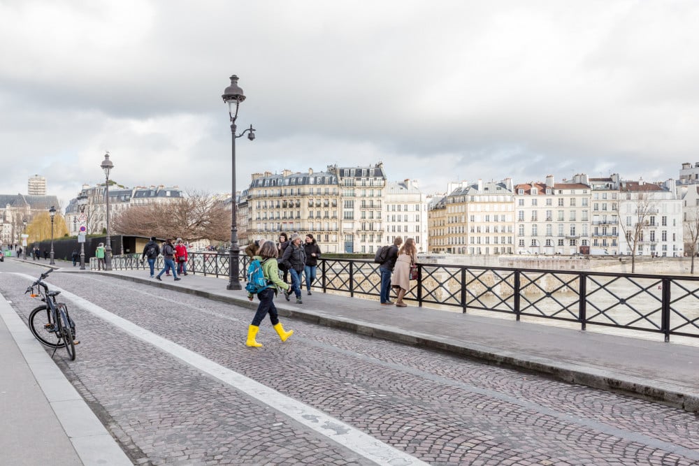 Overlooking the Seine on Ile de la Cité