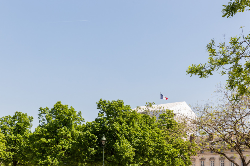 Avenue to the Eiffel Tower