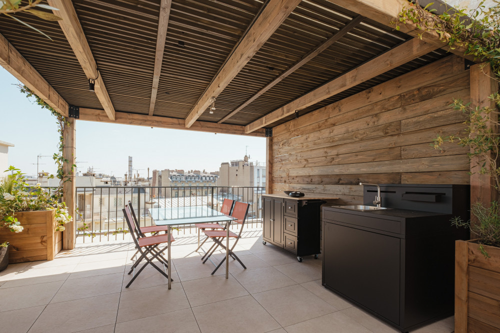 Rooftop Views of the Arc de Triomphe