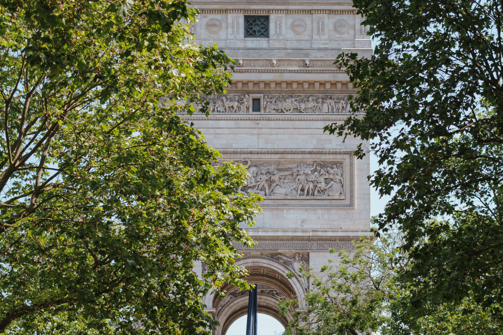 Rooftop Views of the Arc de Triomphe