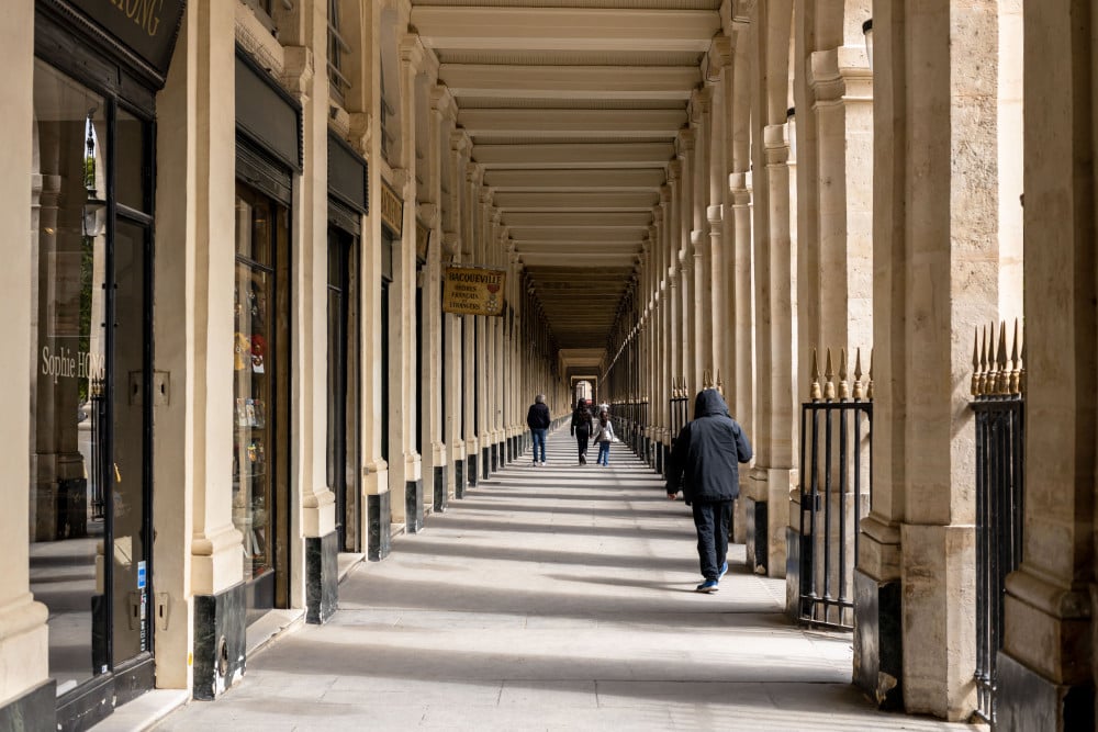 By the Palais Royal