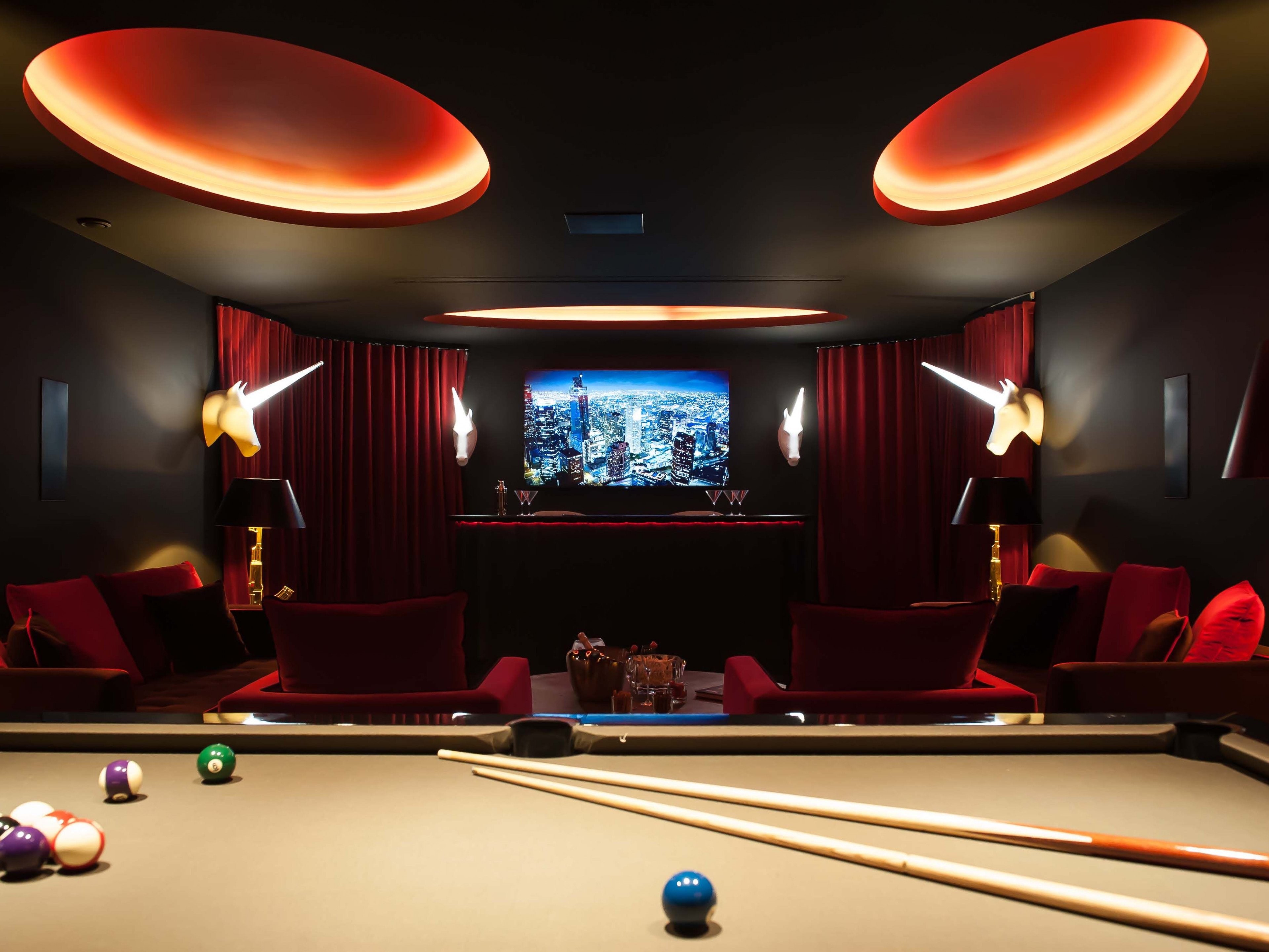 Villa Neo vacation rental with home theater and game room