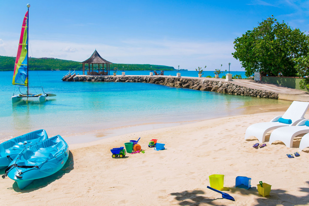 Sundown on the Beach