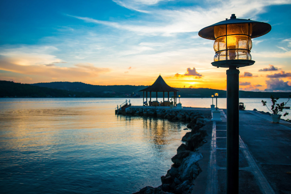 Sundown on the Beach