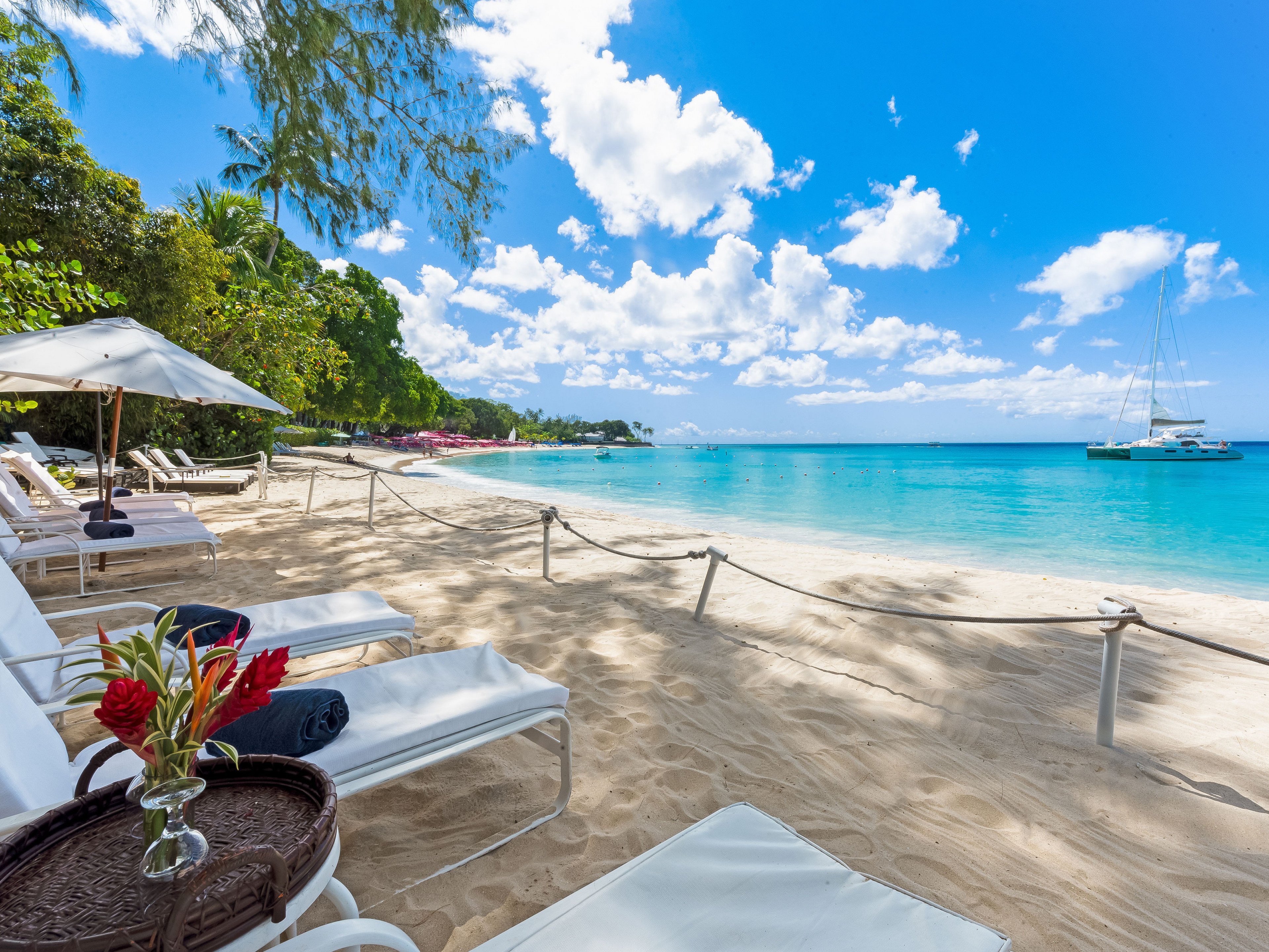 Landmark House beachfront Sandy Lane rentals Barbados