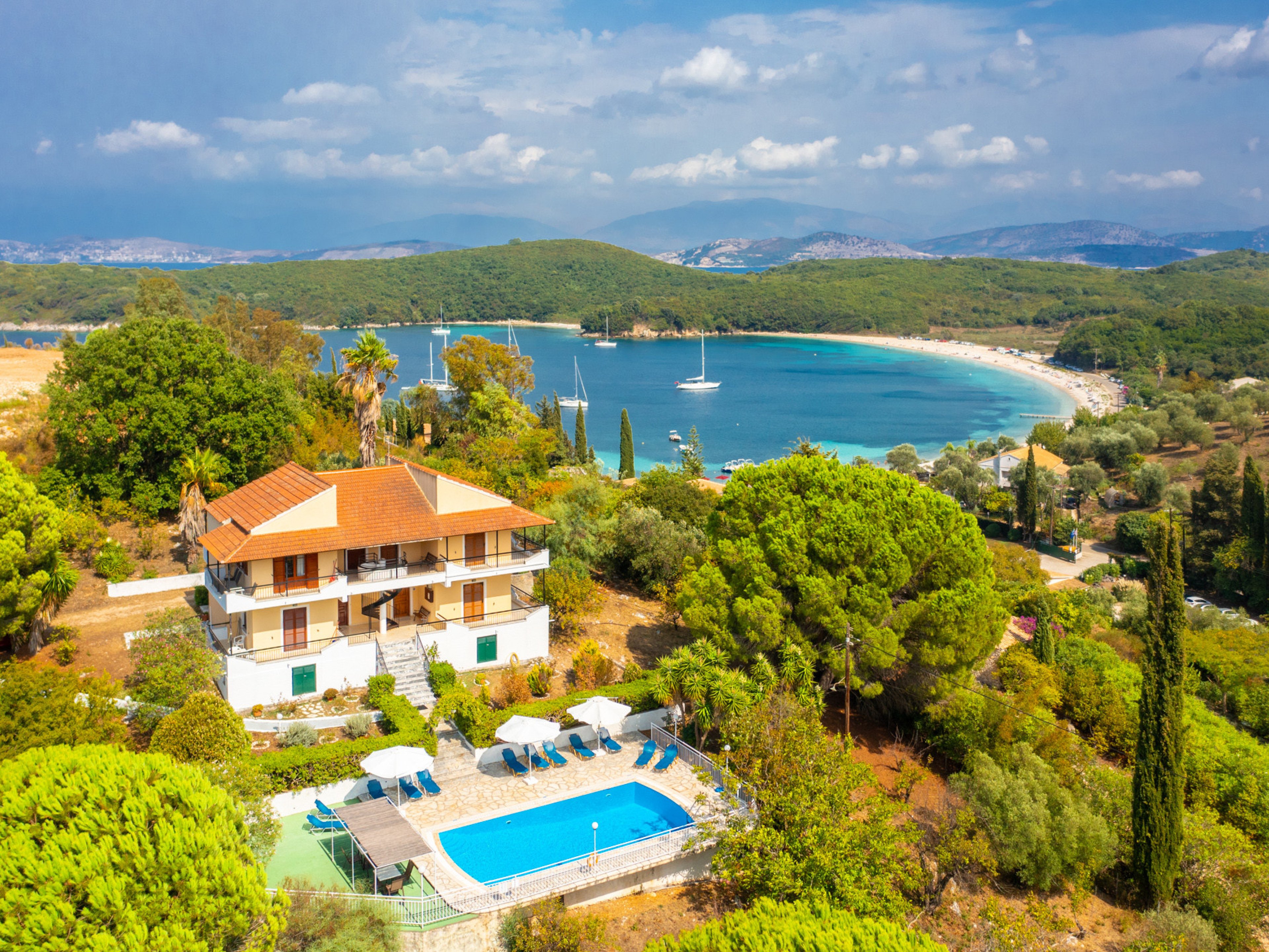 Cochelli Villa Lower - Beach villas in Corfu