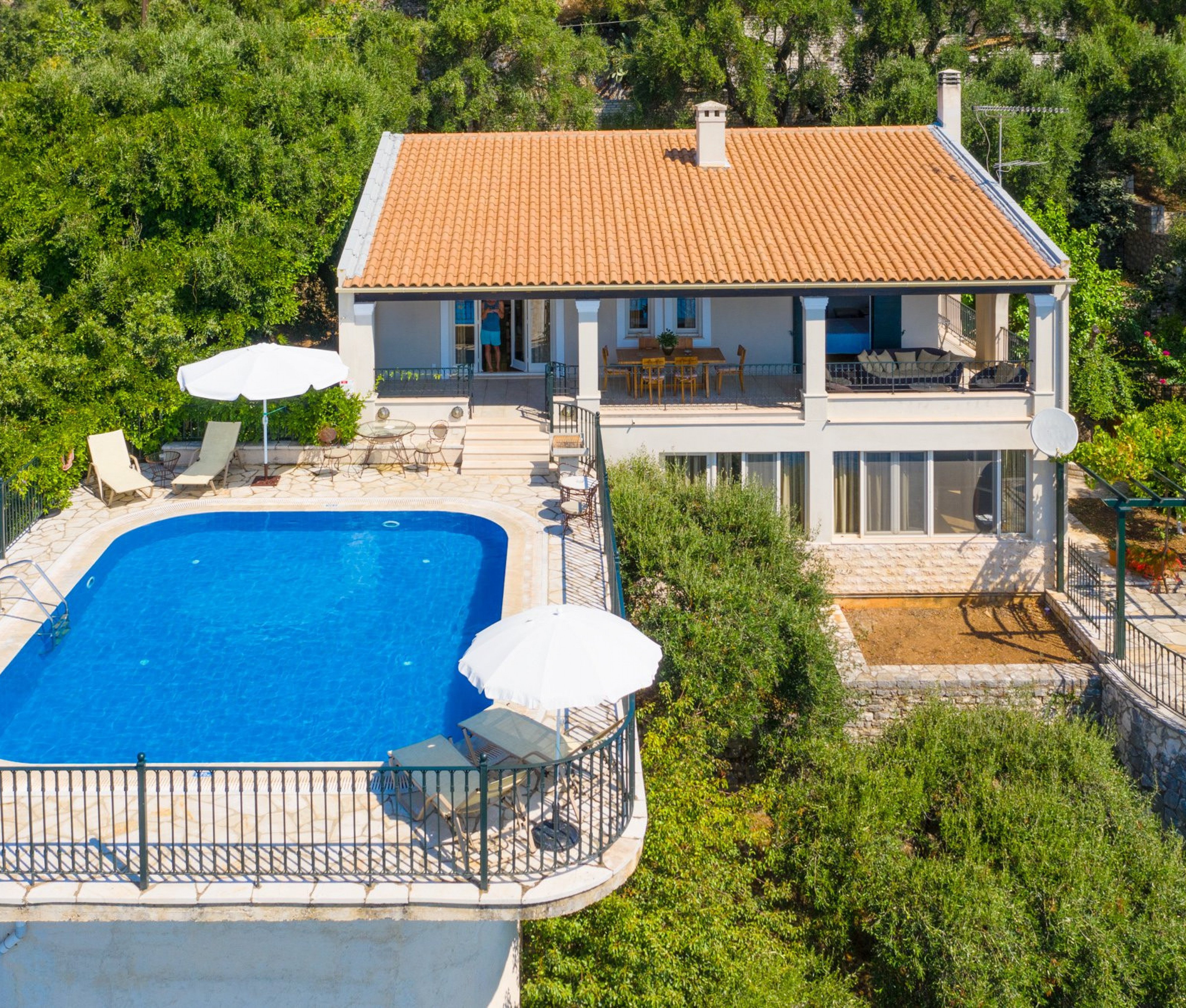 Ionian Islands Villas with pools - Villa Elpida
