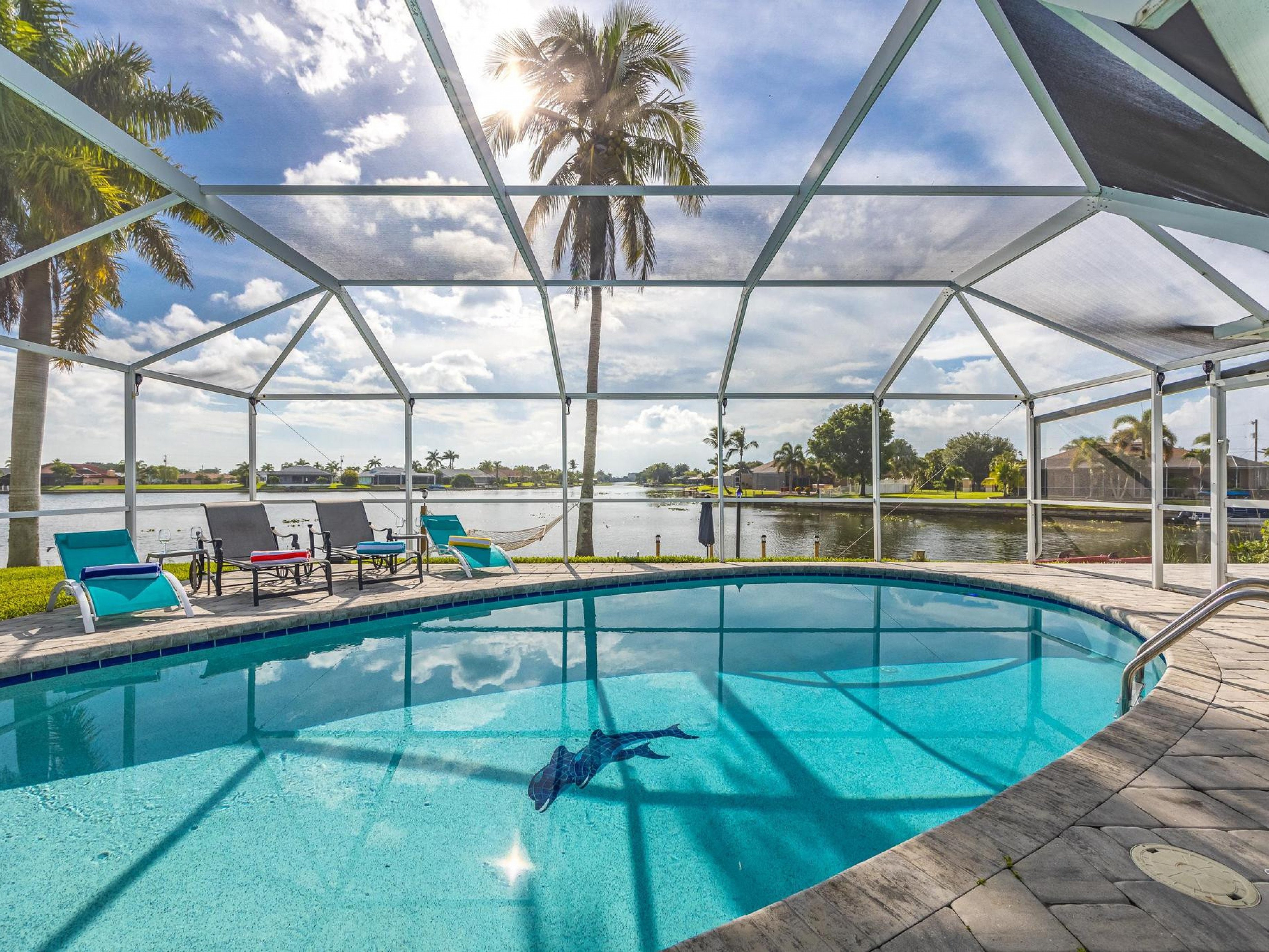 Cape Coral 446 pet-friendly villa with game room