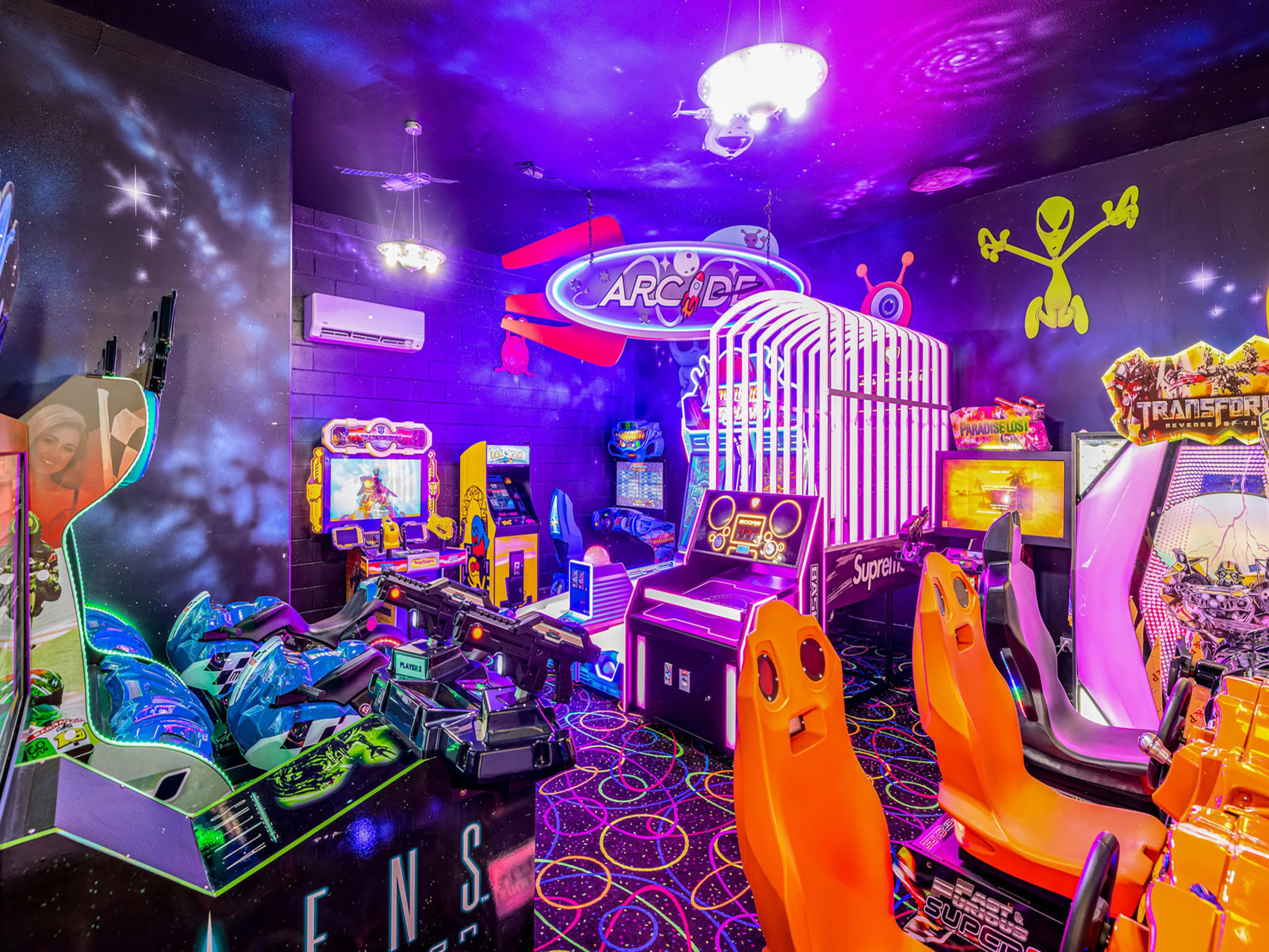 Reunion Resort 8000 rentals with games rooms for large groups